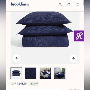 Brooklinen Quilt SET KING Size